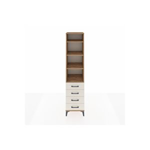 Hyperion Dolap 4 Raflı 4 Çekmeceli 44x44x195 Çam-aytaşı