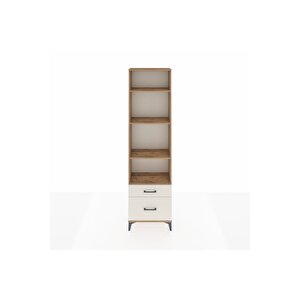 Arges Dolap 4 Raflı 2 Çekmeceli 60x30x221 Çam-aytaşı