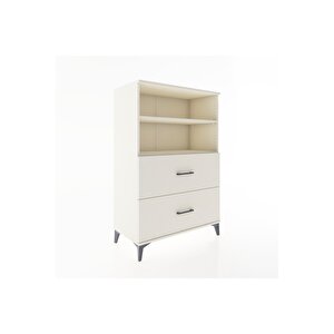 Hyperion Dolap 2 Raflı 2 Çekmeceli 88x44x134 Aytaşı-aytaşı