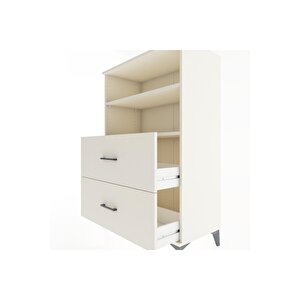 Hyperion Dolap 2 Raflı 2 Çekmeceli 88x44x134 Aytaşı-aytaşı