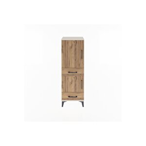 Arges Dolap 3 Raflı 2 Çekmeceli 2 Kapaklı 44x30x134 Aytaşı-çam