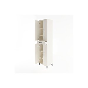 Hyperion Dolap 5 Raflı Tek Çekmeceli 4 Kapaklı 60x44x243 Aytaşı-aytaşı