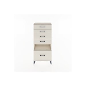 Hyperion Dolap Tek Raflı 5 Çekmeceli 60x44x134 Aytaşı-aytaşı