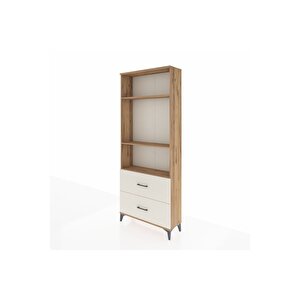 Arges Dolap 3 Raflı 2 Çekmeceli 88x30x221 Çam-aytaşı