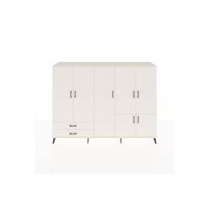 Hyperion Dolap 12 Raflı 2 Çekmeceli 7 Kapaklı 220x44x163 Aytaşı-aytaşı