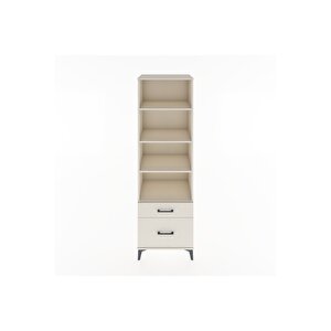 Hyperion Dolap 4 Raflı 2 Çekmeceli 60x44x195 Aytaşı-aytaşı