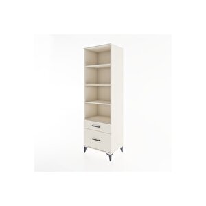 Hyperion Dolap 4 Raflı 2 Çekmeceli 60x44x195 Aytaşı-aytaşı