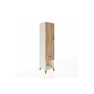 Hyperion Dolap 2 Raflı Tek Çekmeceli Tek Askılı 44x44x195 Aytaşı-çam