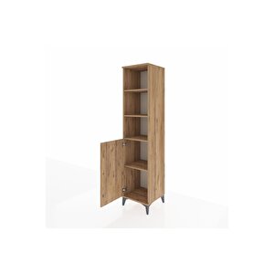 Hyperion Dolap 4 Raflı Tek Kapaklı 44x44x195 Çam-çam