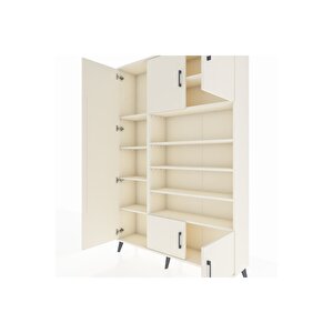 Arges Gardrop 10 Raflı 5 Kapaklı 132x30x195 Aytaşı-aytaşı