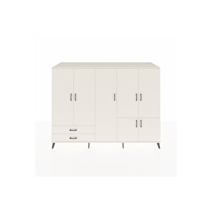 Kronos Dolap 12 Raflı 2 Çekmeceli 7 Kapaklı 220x59x163 Aytaşı-aytaşı