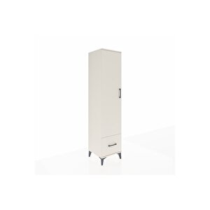 Hyperion Dolap 5 Raflı Tek Çekmeceli Tek Kapaklı 44x44x195 Aytaşı-aytaşı