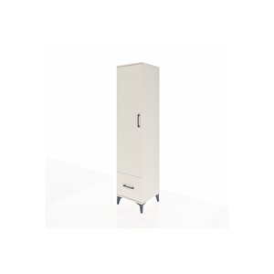 Hyperion Dolap 5 Raflı Tek Çekmeceli Tek Kapaklı 44x44x195 Aytaşı-aytaşı