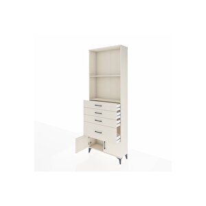 Arges Dolap 2 Raflı 4 Çekmeceli 2 Kapaklı 88x30x243 Aytaşı-aytaşı