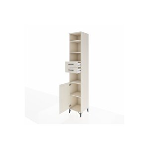 Hyperion Dolap 5 Raflı 2 Çekmeceli Tek Kapaklı 44x44x243 Aytaşı-aytaşı