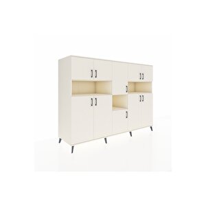 Kronos Dolap 14 Raflı 10 Kapaklı 220x59x163 Aytaşı-aytaşı