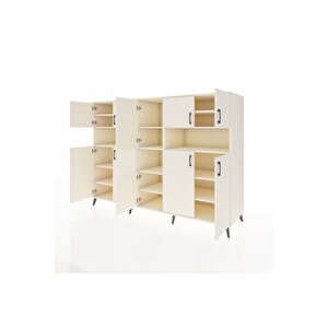 Kronos Dolap 14 Raflı 10 Kapaklı 220x59x163 Aytaşı-aytaşı