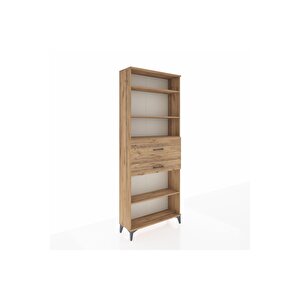 Arges Dolap 4 Raflı 2 Çekmeceli 88x30x221 Çam-çam