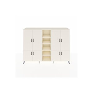 Hyperion Dolap 14 Raflı 8 Kapaklı 220x44x163 Aytaşı-aytaşı