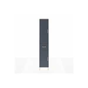 Hyperion Dolap 6 Raflı Tek Çekmeceli 2 Kapaklı 44x44x243 Aytaşı-antrasit