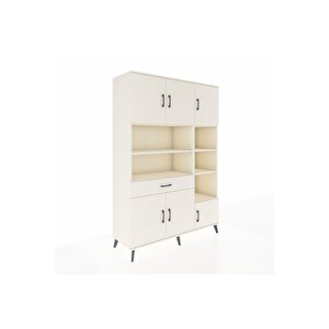 Hyperion Gardrop 10 Raflı Tek Çekmeceli 6 Kapaklı 132x44x195 Aytaşı-aytaşı