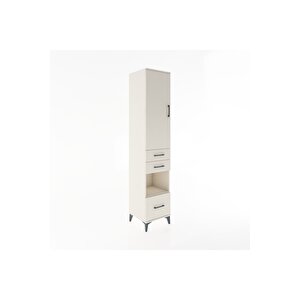 Hyperion Dolap 3 Raflı 3 Çekmeceli Tek Askılı 44x44x221 Aytaşı-aytaşı