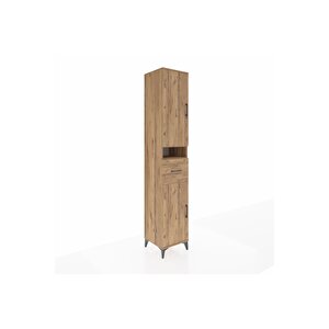 Hyperion Dolap 5 Raflı Tek Çekmeceli 2 Kapaklı 44x44x243 Çam-çam