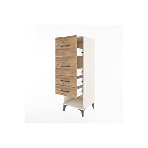 Hyperion Dolap 4 Çekmeceli 44x44x134 Aytaşı-çam