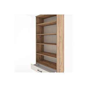 Hyperion Dolap 5 Raflı Tek Çekmeceli 88x44x195 Çam-aytaşı