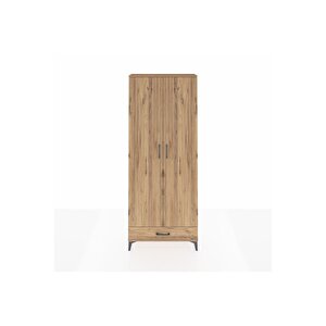 Arges Dolap 5 Raflı Tek Çekmeceli 2 Kapaklı 88x30x221 Çam-çam