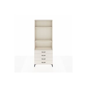 Arges Dolap 3 Raflı 4 Çekmeceli 88x30x221 Aytaşı-aytaşı