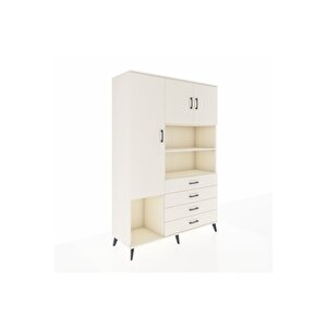 Hyperion Gardrop 7 Raflı 4 Çekmeceli 3 Kapaklı 132x44x195 Aytaşı-aytaşı