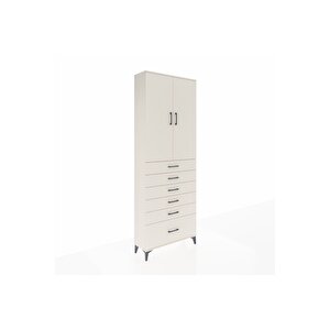 Arges Dolap 3 Raflı 6 Çekmeceli 2 Kapaklı 88x30x243 Aytaşı-aytaşı