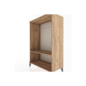 Hyperion Dolap Tek Raflı Tek Askılı 88x44x134 Çam-çam