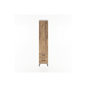 Hyperion Dolap 5 Raflı 2 Çekmeceli Tek Kapaklı 44x44x221 Aytaşı-çam