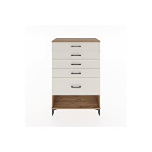 Hyperion Dolap 5 Çekmeceli 88x44x134 Çam-aytaşı