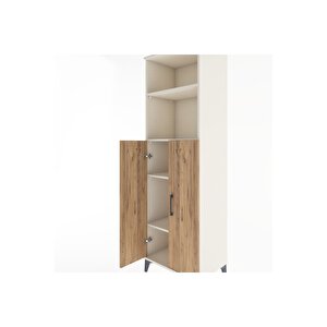 Hyperion Dolap 4 Raflı 2 Kapaklı 60x44x195 Aytaşı-çam