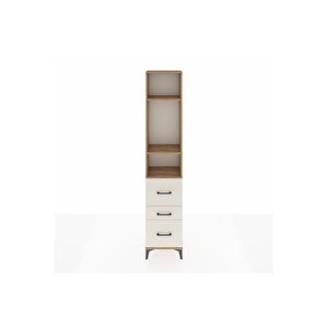 Arges Dolap 3 Raflı 3 Çekmeceli 44x30x221 Çam-aytaşı