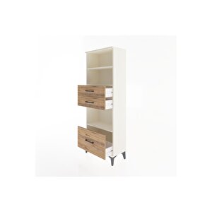 Arges Dolap 3 Raflı 3 Çekmeceli 60x30x163 Aytaşı-çam