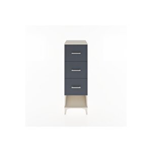 Hyperion Dolap 3 Çekmeceli 44x44x134 Aytaşı-antrasit