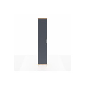 Arges Dolap 2 Raflı Tek Kapaklı Tek Askılı 44x30x221 Çam-antrasit