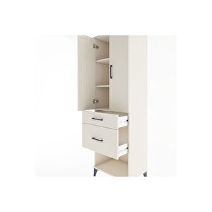 Hyperion Dolap 3 Raflı 2 Çekmeceli 2 Kapaklı 60x44x195 Aytaşı-aytaşı