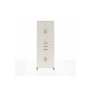 Arges Dolap 4 Raflı 3 Çekmeceli 4 Kapaklı 88x30x243 Aytaşı-aytaşı