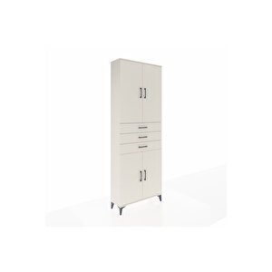 Arges Dolap 4 Raflı 3 Çekmeceli 4 Kapaklı 88x30x243 Aytaşı-aytaşı