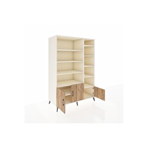 Kronos Dolap 10 Raflı 3 Kapaklı 132x59x195 Aytaşı-çam/aytaşı