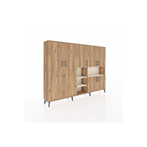 Arges Dolap 13 Raflı 7 Kapaklı 220x30x163 Çam-çam/aytaşı