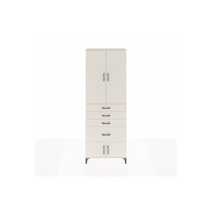 Arges Dolap 2 Raflı 4 Çekmeceli 4 Kapaklı 88x30x243 Aytaşı-aytaşı