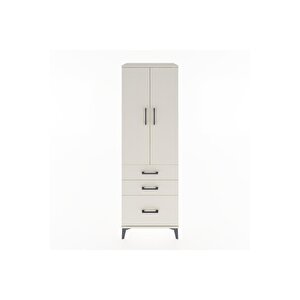 Hyperion Dolap 2 Raflı 3 Çekmeceli 2 Kapaklı 60x44x182 Aytaşı-aytaşı