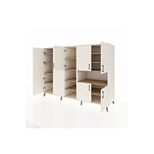 Kronos Dolap 13 Raflı 7 Kapaklı 220x59x163 Aytaşı-aytaşı/çam