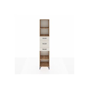 Arges Dolap 3 Raflı 3 Çekmeceli 44x30x221 Çam-aytaşı
